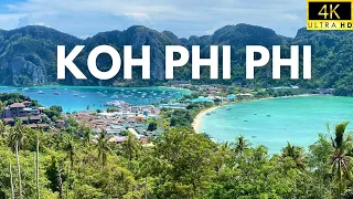 [4K] KOH PHI PHI WALKING TOUR- Thailand‘s BEST Island 2024