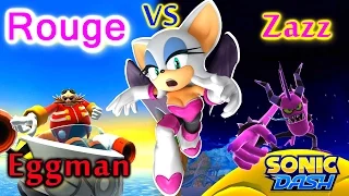 Sonic Dash - Rouge VS Zazz VS Eggman [Widescreen / Landscape 1080p]