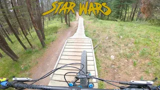 Downhill Mountain Biking Banff Alberta - Star Wars