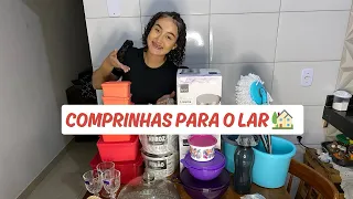 COMPRINHAS PARA O LAR 🏡 | COMPREI VASILHAS DA TUPPERWARE 😍