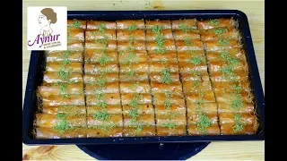 Das kann JEDER I Super einfaches Baklava Rezept mit kadayif I kadayif dolgulu baklava tarifi