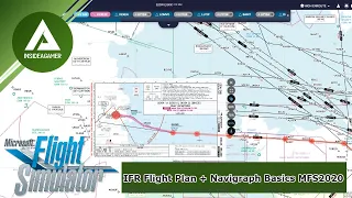 How To Flight Plan With Navigraph Microsoft Flight Sim 2020 - Sid App Star Charts Tutorial Basics