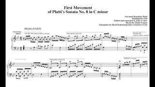 Galant Schemata in Binary Form: Platti's Keyboard Sonata in C minor