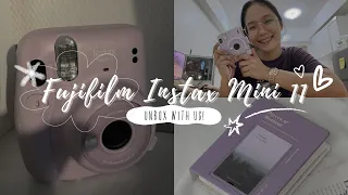 unboxing instax mini 11 | our first ever polaroid camera! 📷