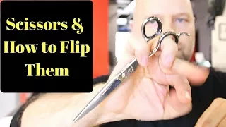 Haircutting Scissors and How to Flip Them - TheSalonGuy