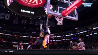 Lance Stephenson Dunks on Julius Randle 1/29/16