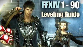 FFXIV: 1 - 90 Leveling Guide in 6 Minutes | For Alts- and Main Jobs/Classes