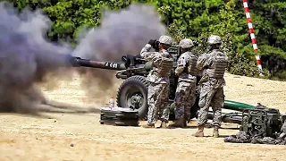 U.S. Army M119A3 Howitzer Test and Training | Military Tactics