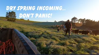 IRRIGATION RUN THAT HAD ME ON EDGE | DRIEST SPRING EVER | FENCES & FENCES