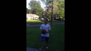 5'5" kid dunks on 8 footer