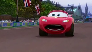 Autot 2 / Cars 2 - Lightning McQueen chases Mater in London (Finnish) | Pixar Cars