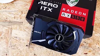 Unboxing | MSI Radeon RX 550 AERO ITX 4 GB OC ....Kartu Grafis Low Budget eSports ||