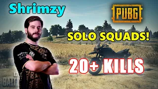 Soniqs Shrimzy - 20+ KILLS - SOLO vs SQUADS! - PUBG