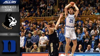 Wofford vs Duke Condensed Game | 2019-20 ACC Men's Basketball