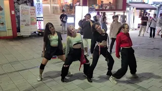 [Kpop Busking in Hongdae] "BBHMM" - BLACKPINK (블랙핑크) DANCE COVER 커버댄스 by Black Mist 2022년 7월 25일