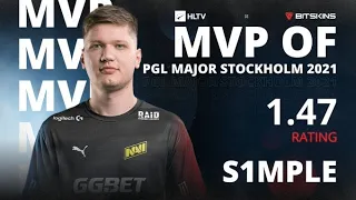 S1mple MVP Highlights At PGL Major Stockholm 2021