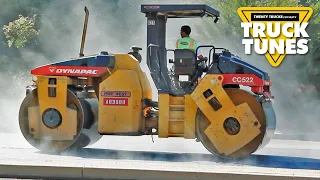 Road Roller for Children | Truck Tunes for Kids | Twenty Trucks Channel