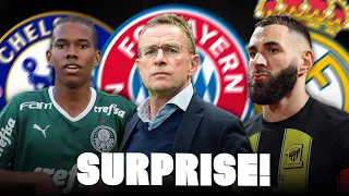 🚨 FREE AGENT SURPRISE?! ESTEVÃO TRUTH, BENZEMA BACK, RANGNICK SHOCK