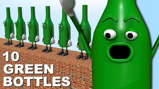 10 Green Bottles | Bottle Friends | Children's Nursery Rhyme | The Nursery Channel