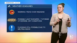 Mild and tranquil conditions for the weekend