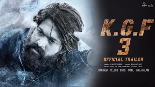 KGF Chapter 3 Fan Made Trailer | Yash | Prasanth Neel | Raveena Tandon | Kgf 3 Trailer