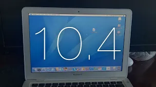 First MacBook Air running Mac OS X 10.4 Tiger (Unsupported)