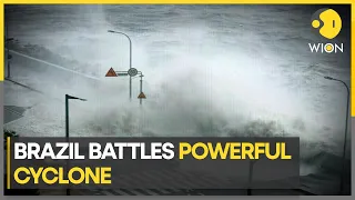 Powerful cyclone batters Southern Brazil, al least one dead | WION Climate Tracker