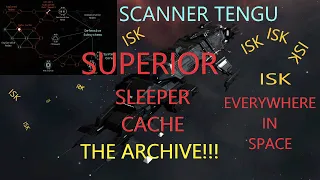 EVE Online Superior Sleeper Cache FULL RUN ON TENGU, The Archive the whole Waazoo