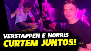 VERSTAPPEN, NORRIS E KELLY CURTEM FESTA JUNTOS APÓS FIM DA TEMPORADA | FÓRMULA 1 | GP EM CASA