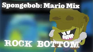 (FNF) Spongebob Mario Mix - Rock Bottom