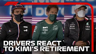 Drivers React To Kimi Raikkonen's Retirement | 2021 Dutch Grand Prix