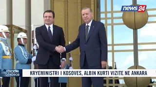 NEWS24 TV / Albin Kurti pritet në Ankara nga Erdogan, publikohen pamjet e takimit