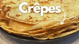 Crêpes MAISON Sans Grumeaux en Quelques Minutes