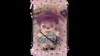 Unboxing | Cotton plush doll | 棉花娃娃 | Let's make the hair tutorial for Putao 💕