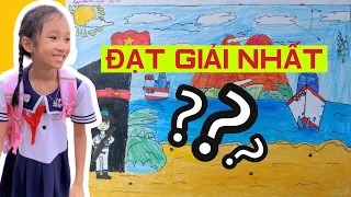 BỨC TRANH ĐẠT GIẢI NHẤT CỦA THẢO NGUYÊN😵‍💫😱🥸CÓ THẬT SỰ ĐẸP❓❓❓❓SAM CHANNEL ❤️❤️❤️