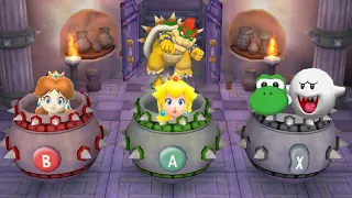 Mario Party 5 - 4 Player Minigames - Boo Yoshi Daisy Peach All Lucky Funny Mini Games