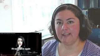 Reaction - Putri Ariani - I'll Never Love Again