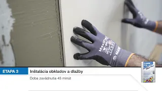 Inštalácia obkladu a dlažby v kúpeľni - Mapei