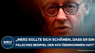 MIGRATION: Zahn-Beben! "Merz sollte sich schämen, dass er ein falsches Beispiel der AfD kopiert hat"