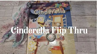 Cinderella Little Golden Book Flip Through / Cinderella Journal / Junk Journal #flipthrough