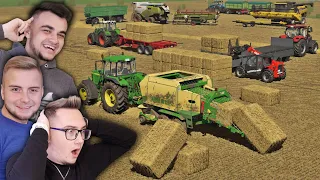 ŻNIWA PEŁNE ROBOTY 😱 Prasowanie & Zwożenie Słomy 🔥"od Zera do Farmera" Farming Simulator 22 #155