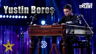 Românii au talent 2021: Yustin Boroș, instrumentistul numit ”Harry Potter al țambalului”