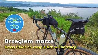 Brzegiem morza, Kross Esker na wyspie Krk w Chorwacji- #62