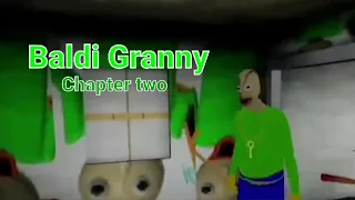 Baldi granny and baldi grandpa in granny chapter two