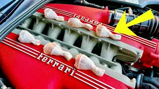 I cooked chicken on a Ferrari engine ! Really works!?