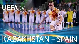 Futsal EURO highlights: Kazakhstan v Spain