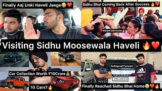 Sidhu Moosewala Car Collection Worth ₹10 Crore & Visiting Old Home🔥❤️