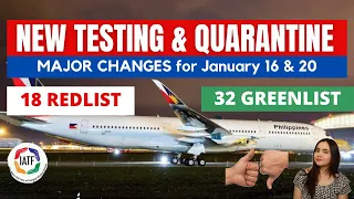 No more Quarantine for Some, Longer for Others | Stricter Testing Required & FEB 16 VAX Mandatory