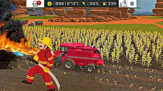 How does the Poor farmer Cultivate Corn crops in Fs 18 ? Gameplay Timelapse!