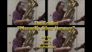 Beatles "Maxwell's Silver Hammer" Tuba Quartet + sheet music